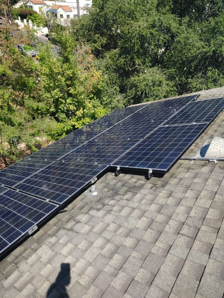 After Solar Panel Cleaning in Los Angeles, CA