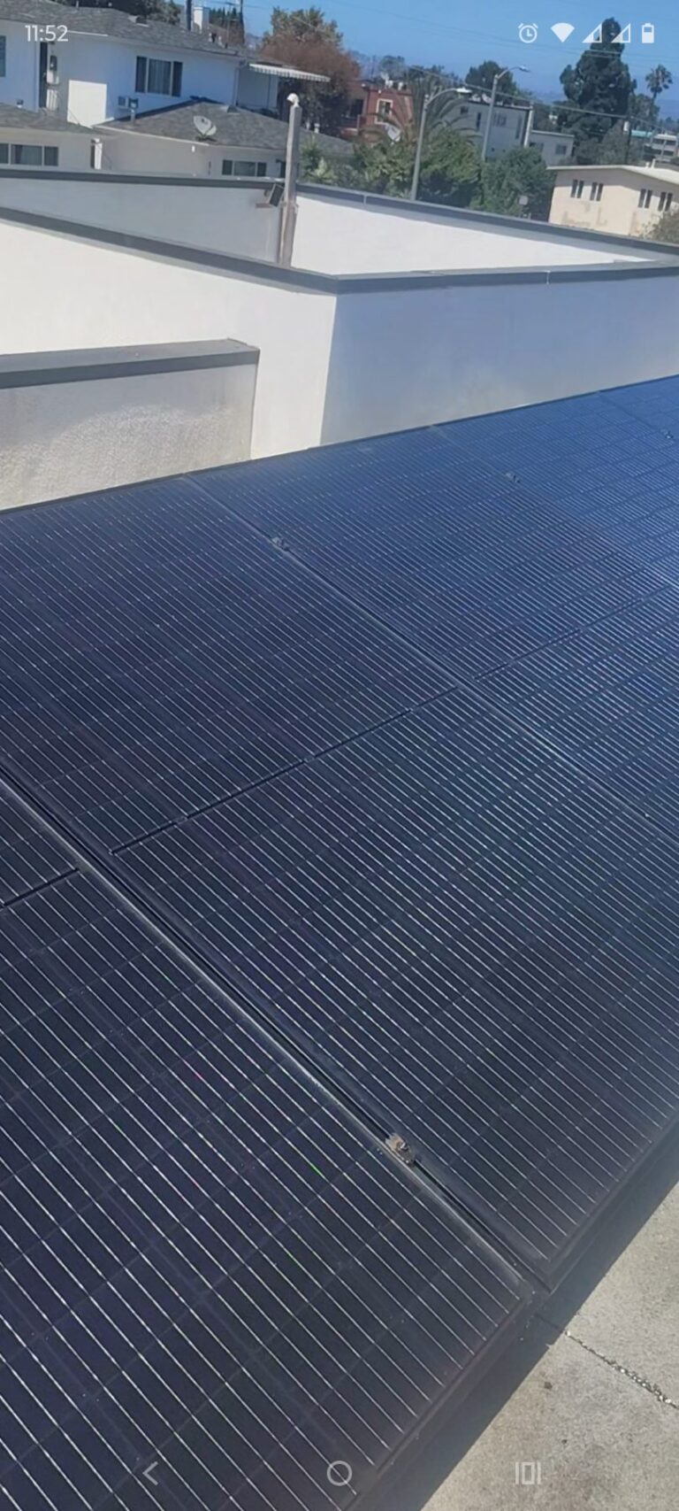 Solar Panel Cleaning completed in Los Angeles, CA